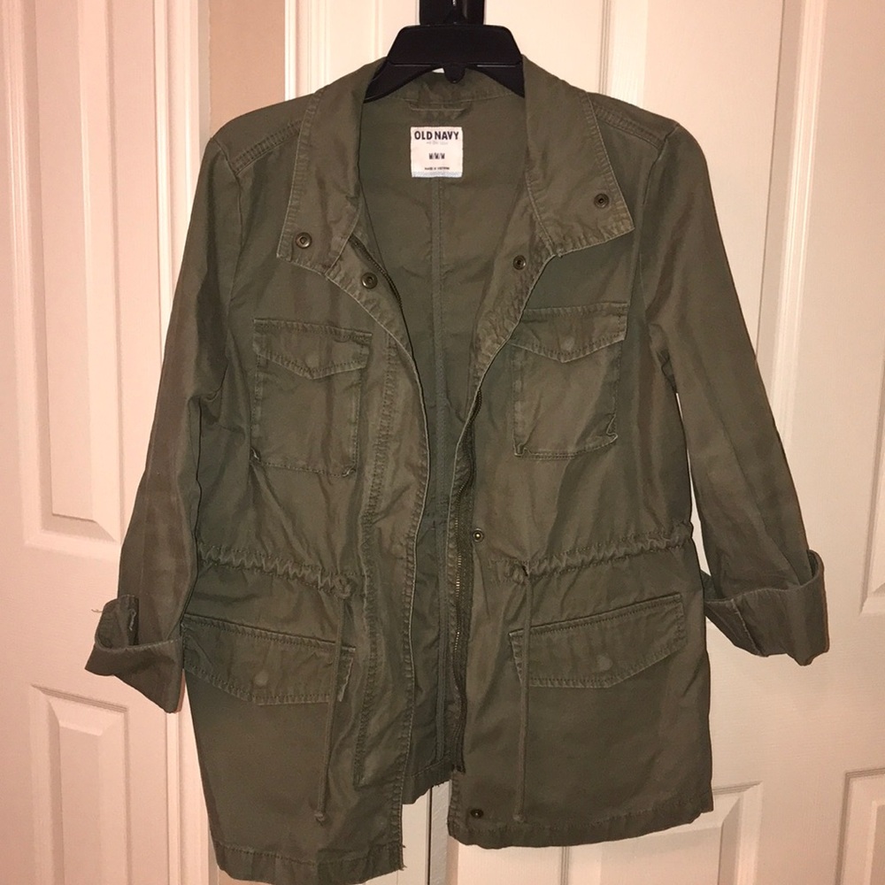 Old Navy Utility/Field Jacket. Size M Olive Green